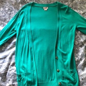 Lightweight mint cardigan